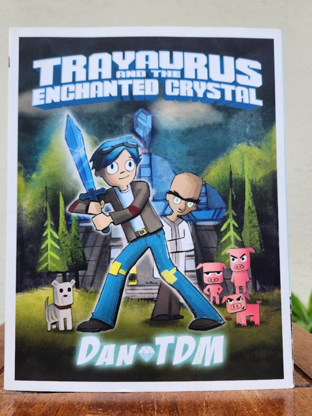 Trayaurus and the Enchanted Crystal Comic Book DanTDM Minecraft comicbook NEW Ma